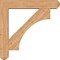 Ekena Millwork Westlake Craftsman Smooth Bracket w/ Offset Brace, Western Red Cedar, 7 1/2"W x 40"D x 40"H BKT0806X40X40WTL04SWR - alternate 4